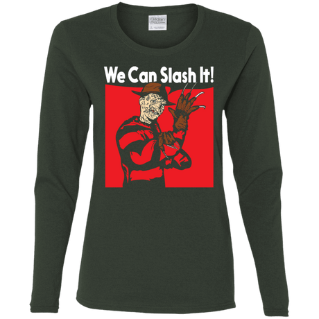 T-Shirts Forest / S We Can Slash It! Women's Long Sleeve T-Shirt