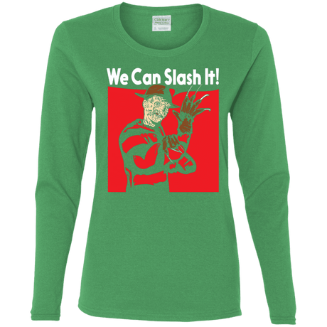 T-Shirts Irish Green / S We Can Slash It! Women's Long Sleeve T-Shirt