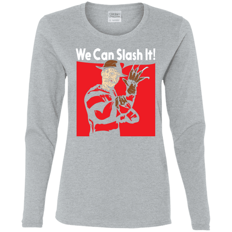 T-Shirts Sport Grey / S We Can Slash It! Women's Long Sleeve T-Shirt