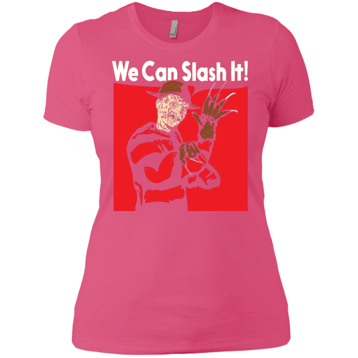 T-Shirts Hot Pink / X-Small We Can Slash It! Women's Premium T-Shirt