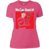 T-Shirts Hot Pink / X-Small We Can Slash It! Women's Premium T-Shirt