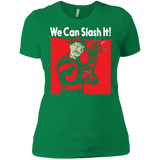 T-Shirts Kelly Green / X-Small We Can Slash It! Women's Premium T-Shirt
