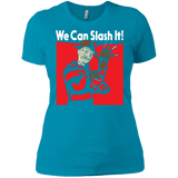 T-Shirts Turquoise / X-Small We Can Slash It! Women's Premium T-Shirt