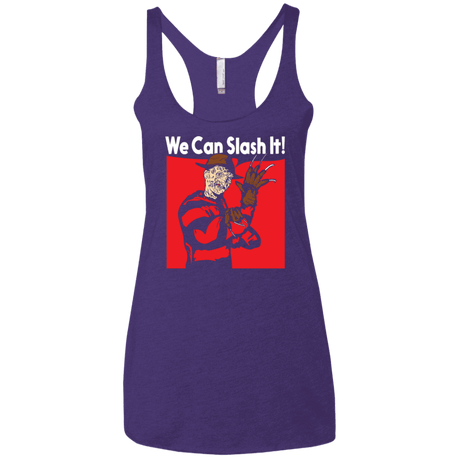 T-Shirts Purple Rush / X-Small We Can Slash It! Women's Triblend Racerback Tank