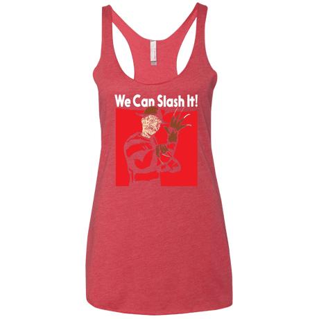 T-Shirts Vintage Red / X-Small We Can Slash It! Women's Triblend Racerback Tank