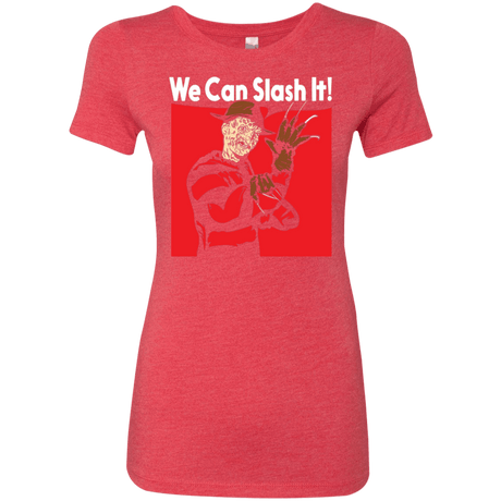 T-Shirts Vintage Red / S We Can Slash It! Women's Triblend T-Shirt