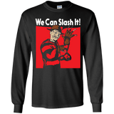 T-Shirts Black / YS We Can Slash It! Youth Long Sleeve T-Shirt