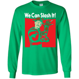 T-Shirts Irish Green / YS We Can Slash It! Youth Long Sleeve T-Shirt