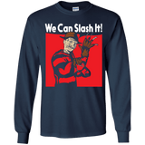 T-Shirts Navy / YS We Can Slash It! Youth Long Sleeve T-Shirt