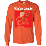 T-Shirts Orange / YS We Can Slash It! Youth Long Sleeve T-Shirt