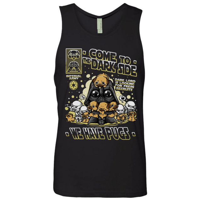 T-Shirts Black / S We Have Pugs Men's Premium Tank Top