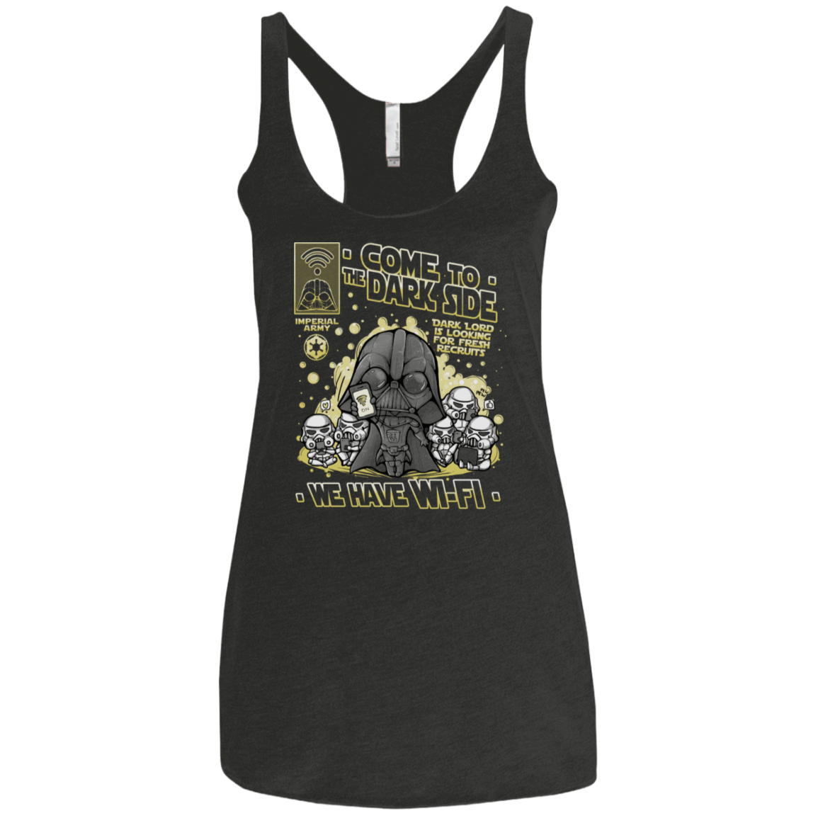 T-Shirts Vintage Black / X-Small We Have WiFi Women's Triblend Racerback Tank