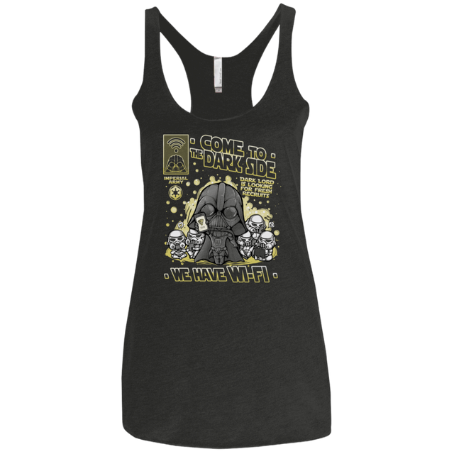 T-Shirts Vintage Black / X-Small We Have WiFi Women's Triblend Racerback Tank