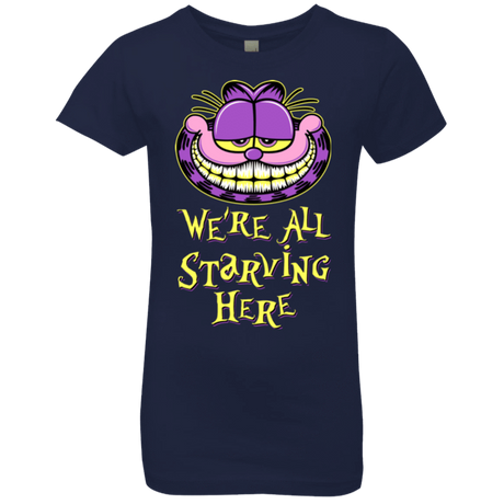 T-Shirts Midnight Navy / YXS We're all starving Girls Premium T-Shirt