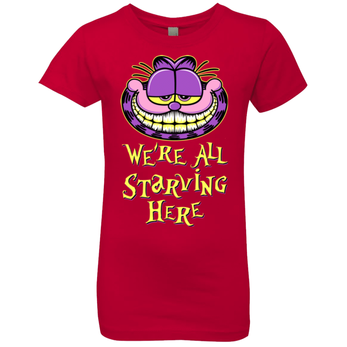T-Shirts Red / YXS We're all starving Girls Premium T-Shirt