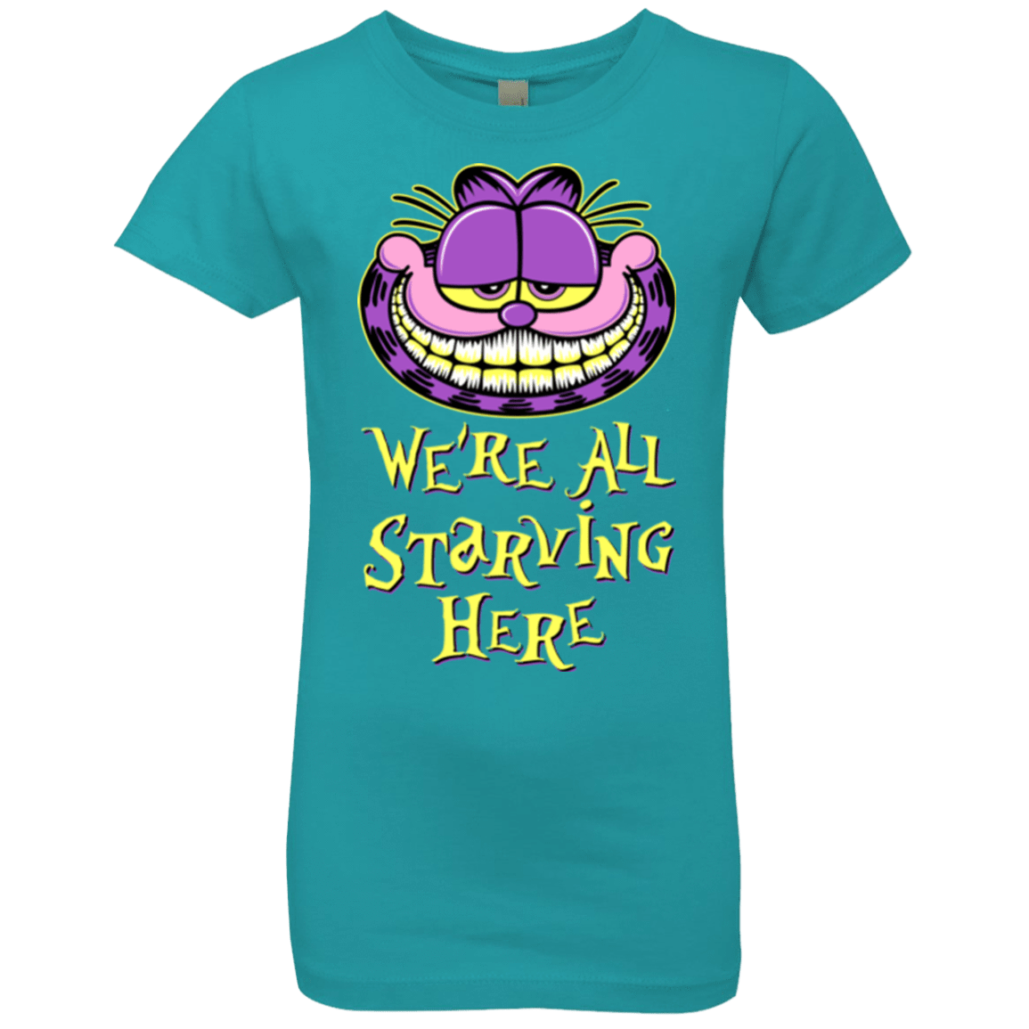 T-Shirts Tahiti Blue / YXS We're all starving Girls Premium T-Shirt