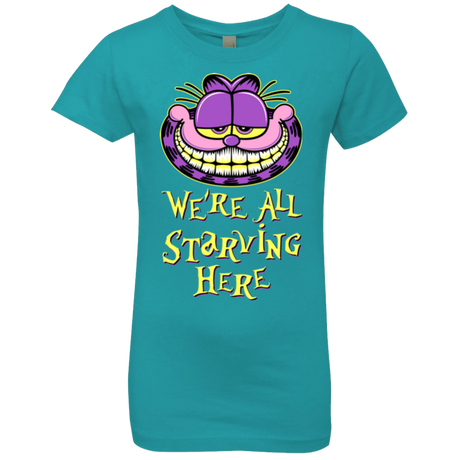 T-Shirts Tahiti Blue / YXS We're all starving Girls Premium T-Shirt