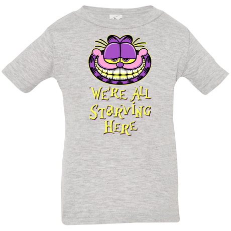 T-Shirts Heather / 6 Months We're all starving Infant PremiumT-Shirt