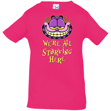 T-Shirts Hot Pink / 6 Months We're all starving Infant PremiumT-Shirt
