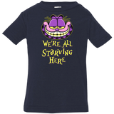 T-Shirts Navy / 6 Months We're all starving Infant PremiumT-Shirt