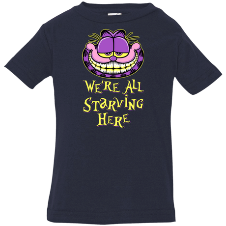 T-Shirts Navy / 6 Months We're all starving Infant PremiumT-Shirt