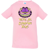 T-Shirts Pink / 6 Months We're all starving Infant PremiumT-Shirt