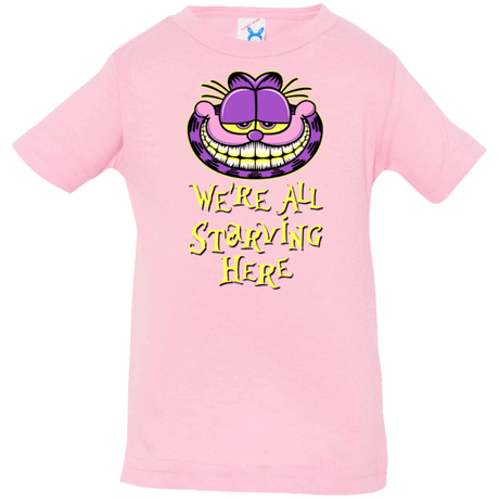 T-Shirts Pink / 6 Months We're all starving Infant PremiumT-Shirt