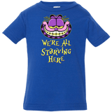 T-Shirts Royal / 6 Months We're all starving Infant PremiumT-Shirt