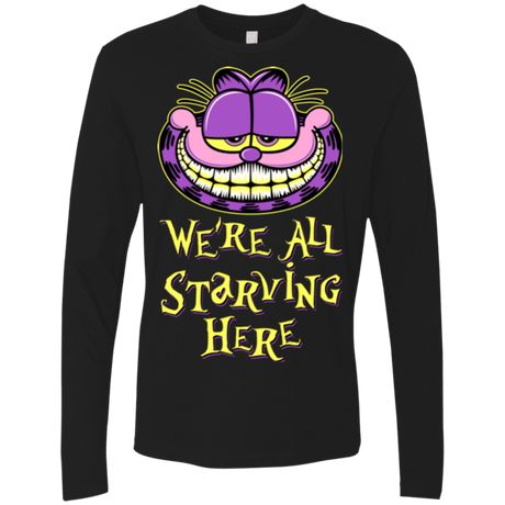 T-Shirts Black / Small We're all starving Men's Premium Long Sleeve