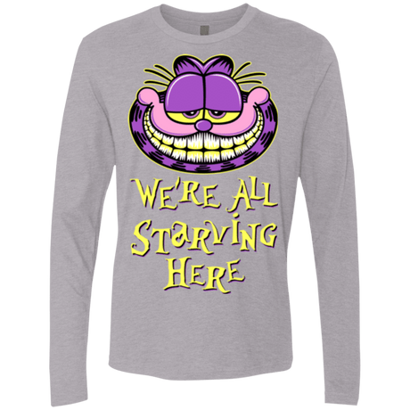 T-Shirts Heather Grey / Small We're all starving Men's Premium Long Sleeve