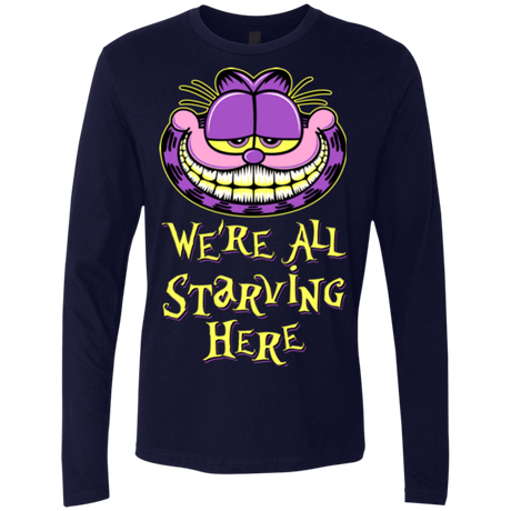 T-Shirts Midnight Navy / Small We're all starving Men's Premium Long Sleeve