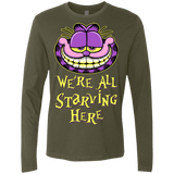 T-Shirts Military Green / Small We're all starving Men's Premium Long Sleeve