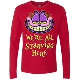 T-Shirts Red / Small We're all starving Men's Premium Long Sleeve
