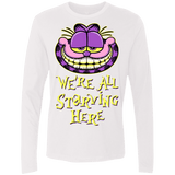 T-Shirts White / Small We're all starving Men's Premium Long Sleeve