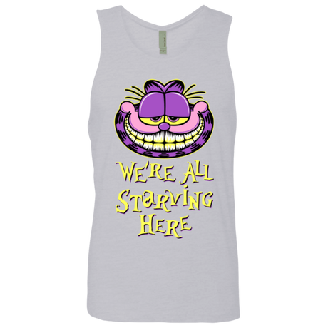 T-Shirts Heather Grey / Small We're all starving Men's Premium Tank Top