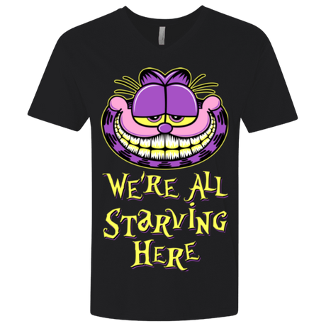 T-Shirts Black / X-Small We're all starving Men's Premium V-Neck