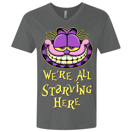 T-Shirts Heavy Metal / X-Small We're all starving Men's Premium V-Neck
