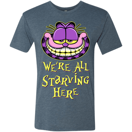 T-Shirts Indigo / Small We're all starving Men's Triblend T-Shirt