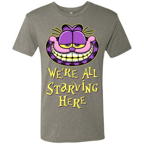 T-Shirts Venetian Grey / Small We're all starving Men's Triblend T-Shirt