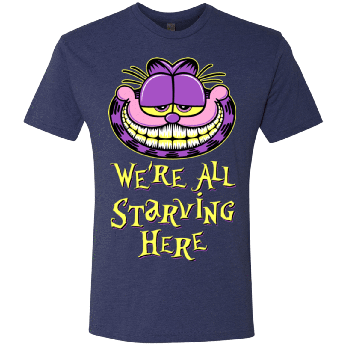 T-Shirts Vintage Navy / Small We're all starving Men's Triblend T-Shirt