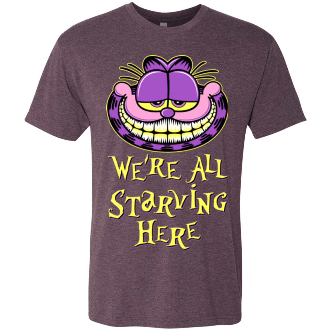 T-Shirts Vintage Purple / Small We're all starving Men's Triblend T-Shirt
