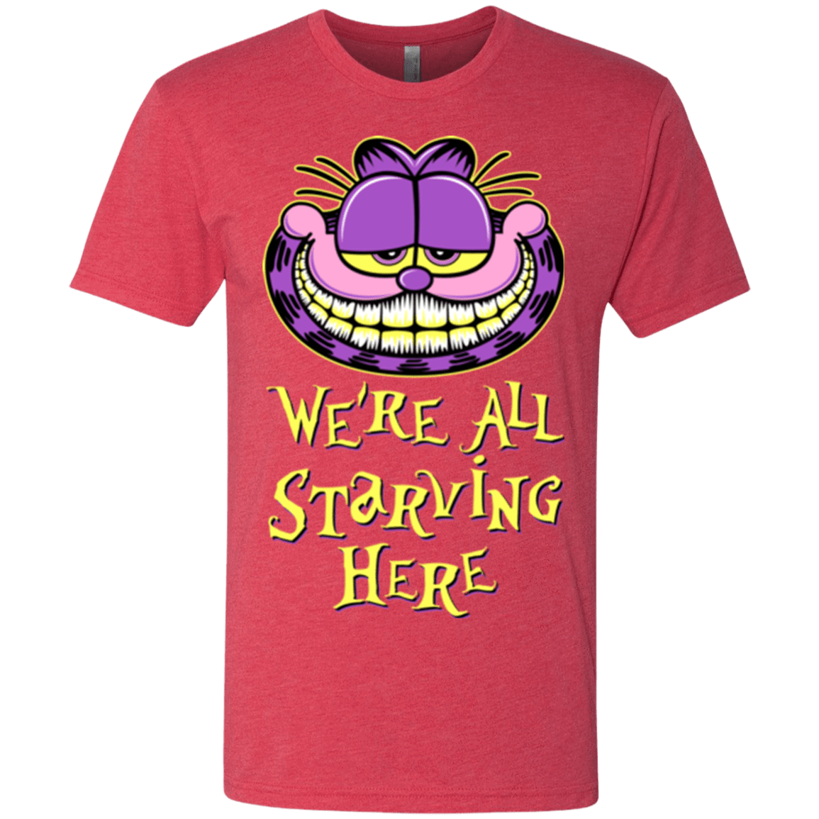 T-Shirts Vintage Red / Small We're all starving Men's Triblend T-Shirt