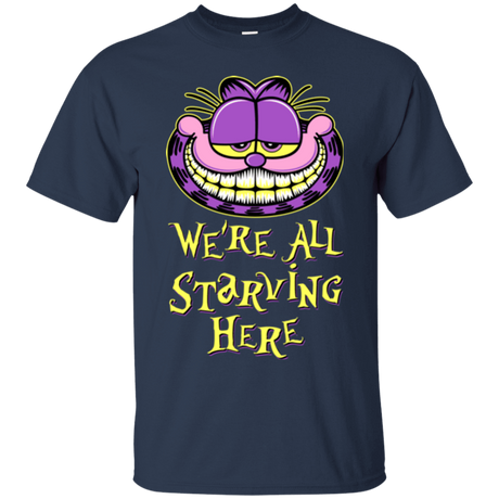 T-Shirts Navy / Small We're all starving T-Shirt