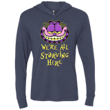 T-Shirts Vintage Navy / X-Small We're all starving Triblend Long Sleeve Hoodie Tee