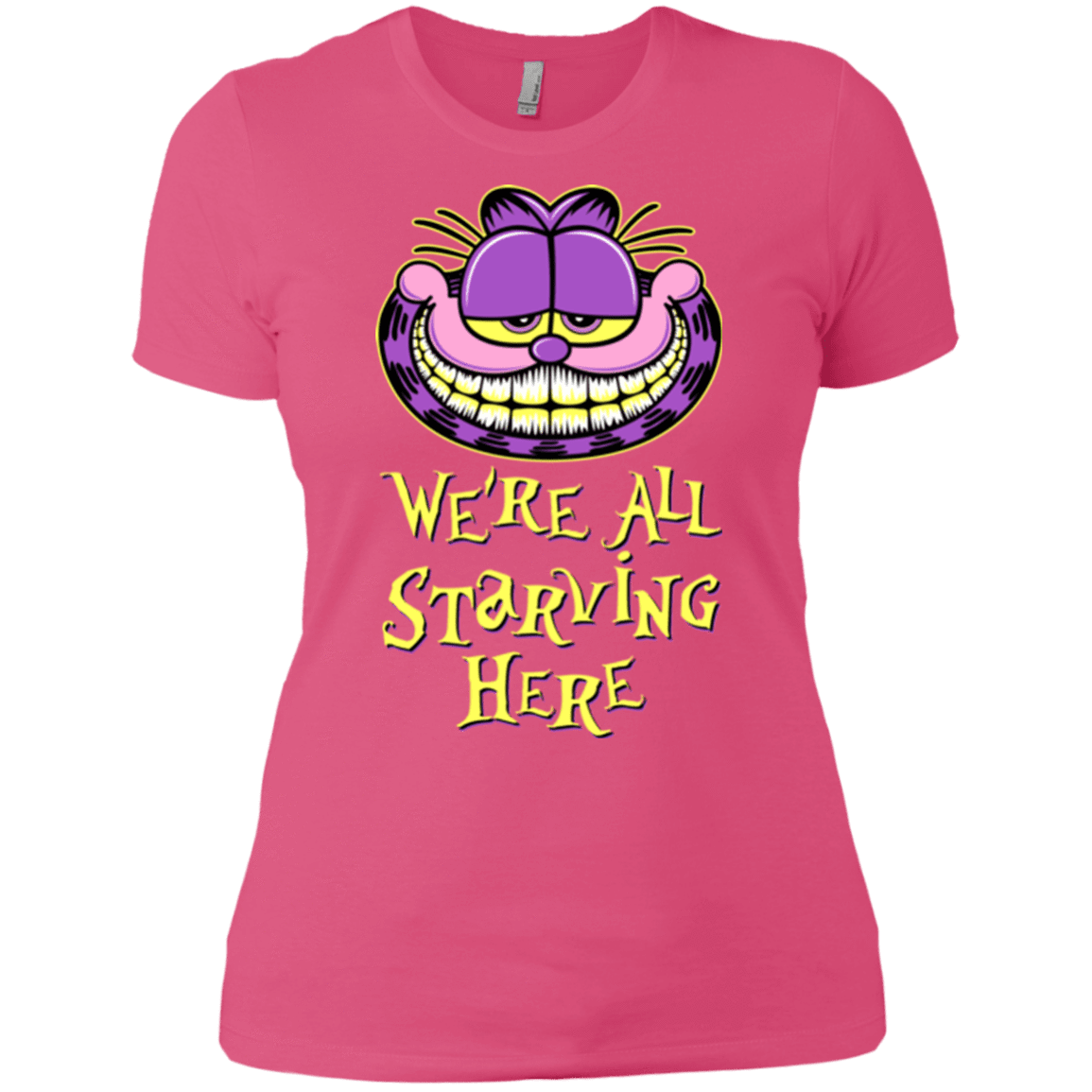 T-Shirts Hot Pink / X-Small We're all starving Women's Premium T-Shirt