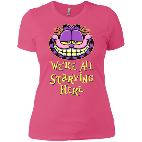 T-Shirts Hot Pink / X-Small We're all starving Women's Premium T-Shirt
