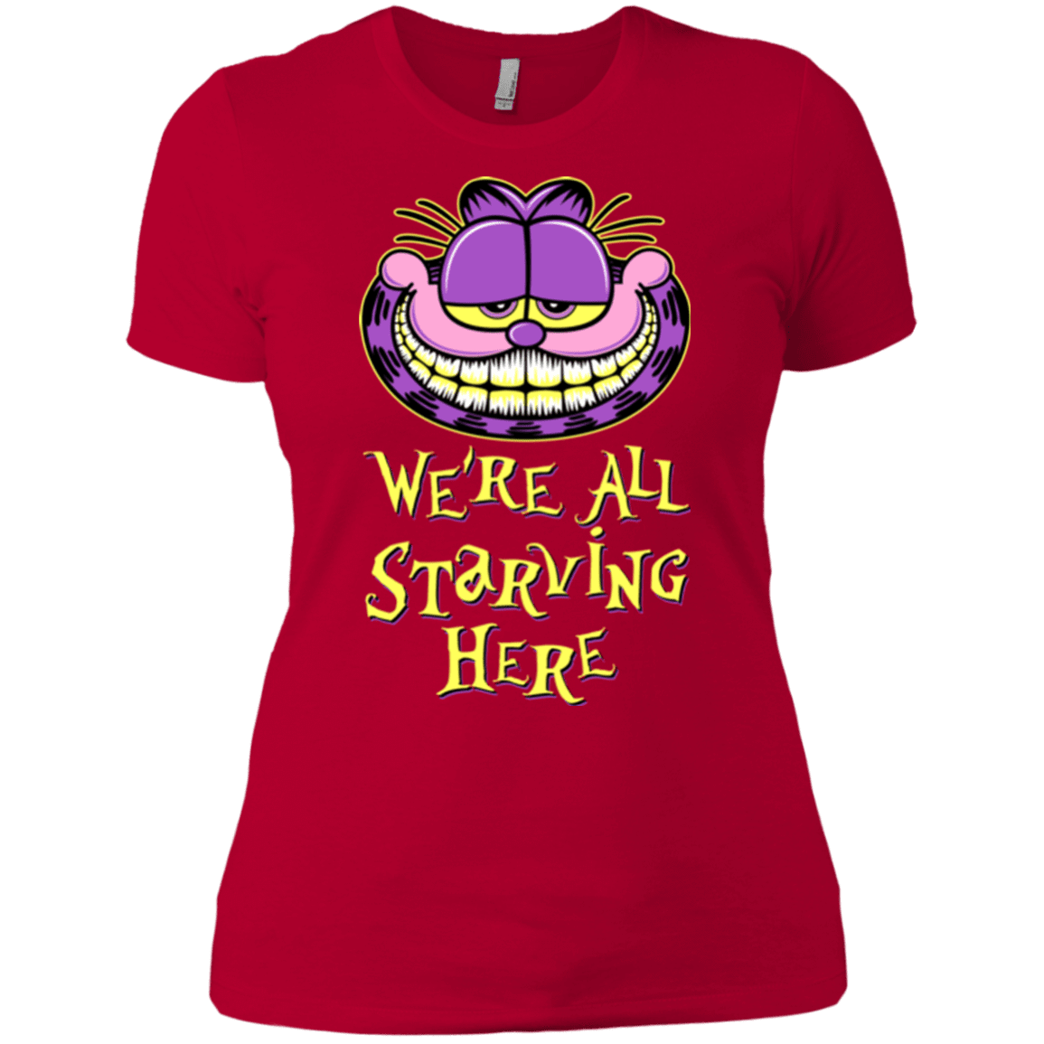 T-Shirts Red / X-Small We're all starving Women's Premium T-Shirt