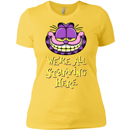 T-Shirts Vibrant Yellow / X-Small We're all starving Women's Premium T-Shirt