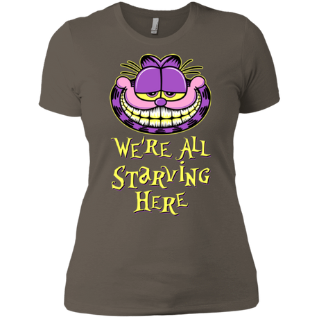 T-Shirts Warm Grey / X-Small We're all starving Women's Premium T-Shirt