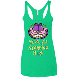 T-Shirts Envy / X-Small We're all starving Women's Triblend Racerback Tank
